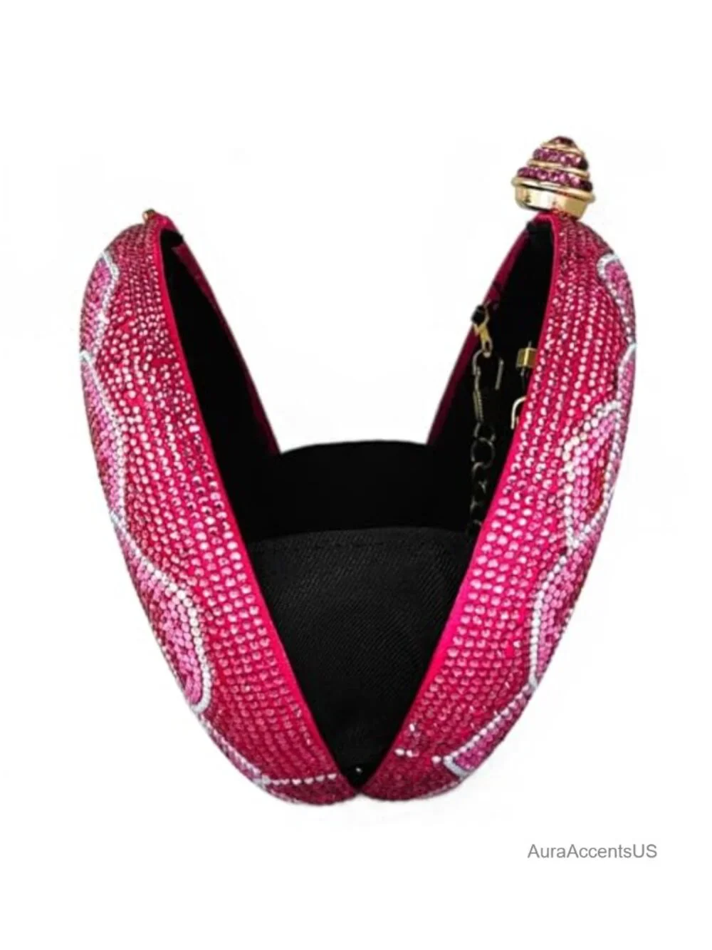 Boutique De FGG Rhinestone Clutch Purse Women Formal Crystal Evening Bag